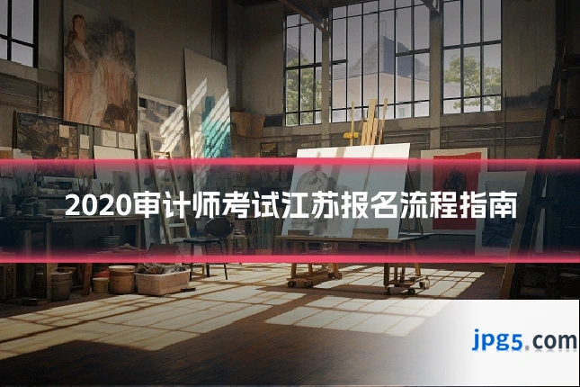 2020审计师考试江苏报名流程指南