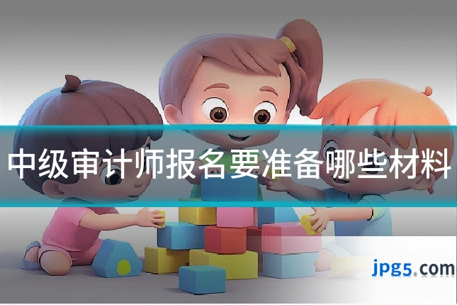 中级审计师报名要准备哪些材料