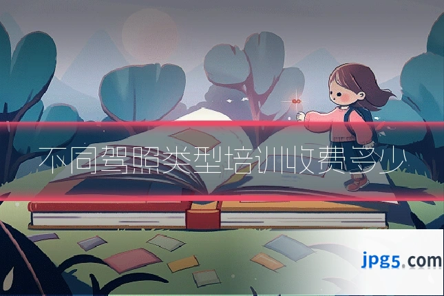 不同驾照类型培训收费多少