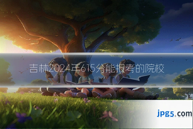 吉林2024年615分能报考的院校