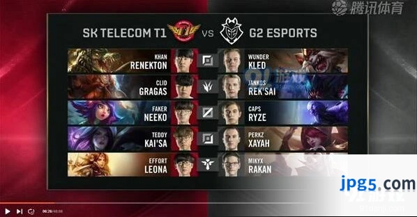 英雄联盟S9半决赛SKT vs G2第一局赛事解析