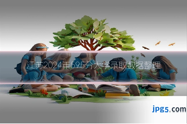 江苏2024年595分大学录取数据整理