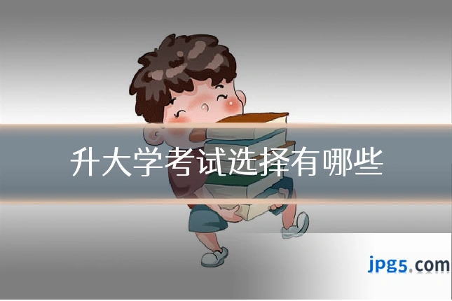 升大学考试选择有哪些