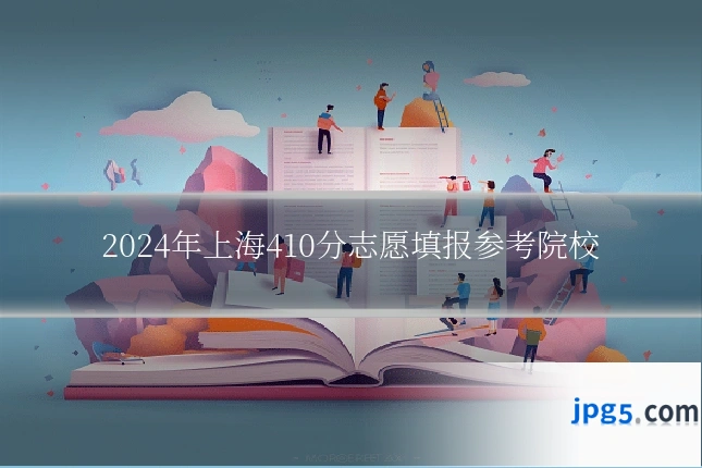 2024年上海410分志愿填报参考院校