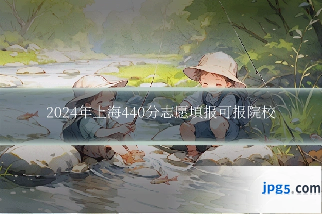 2024年上海440分志愿填报可报院校