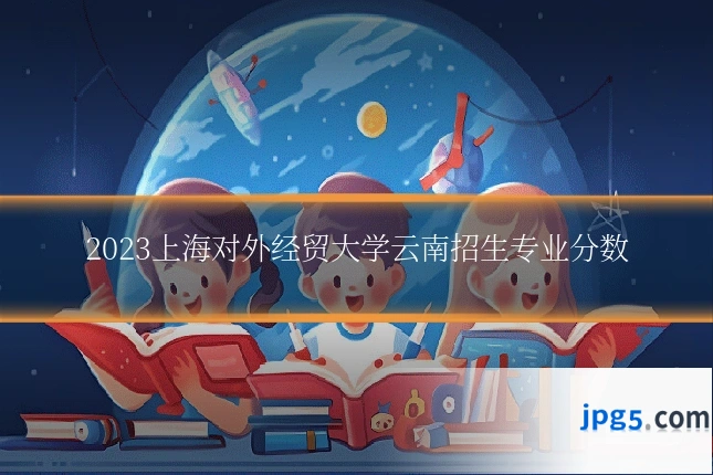 2023上海对外经贸大学云南招生专业分数