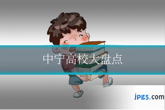 中宁高校大盘点