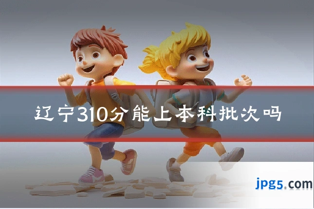 辽宁310分能上本科批次吗