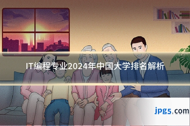 IT编程专业2024年中国大学排名解析