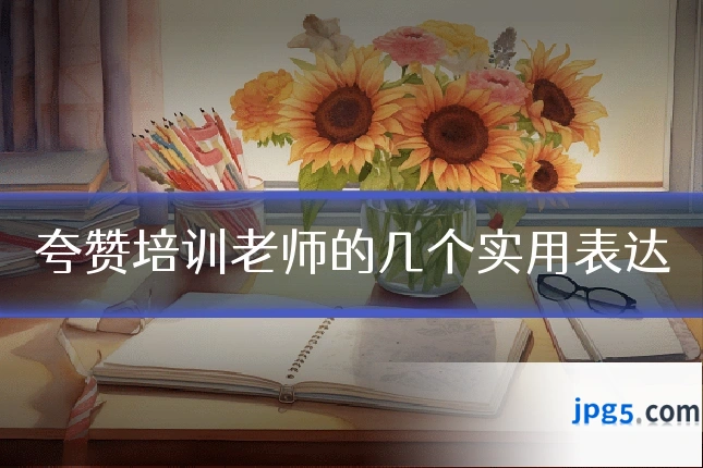 夸赞培训老师的几个实用表达