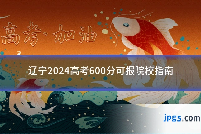 辽宁2024高考600分可报院校指南