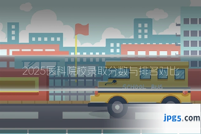 2025医科院校录取分数与排名对比
