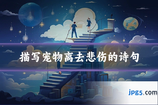 描写宠物离去悲伤的诗句
