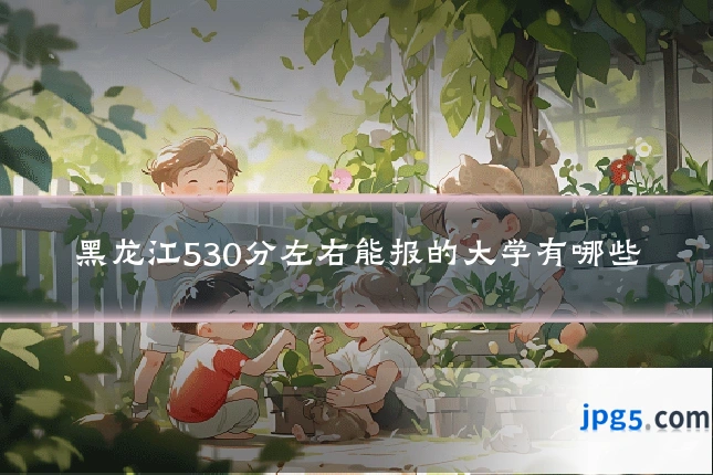 黑龙江530分左右能报的大学有哪些