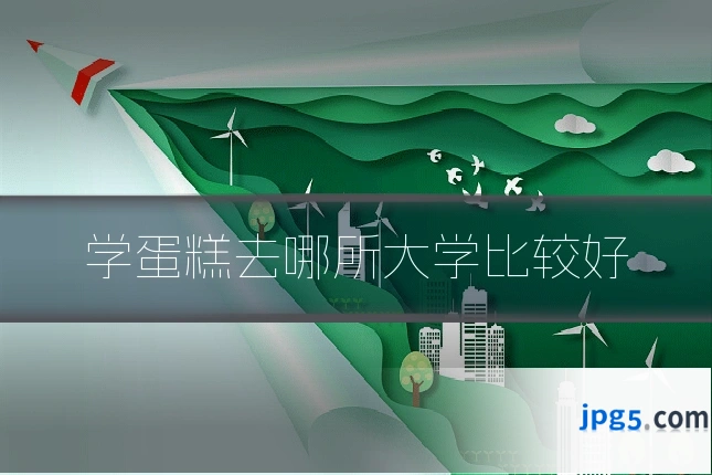 学蛋糕去哪所大学比较好