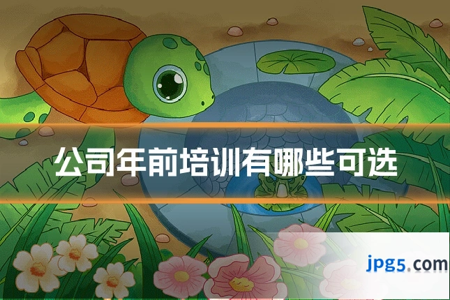公司年前培训有哪些可选