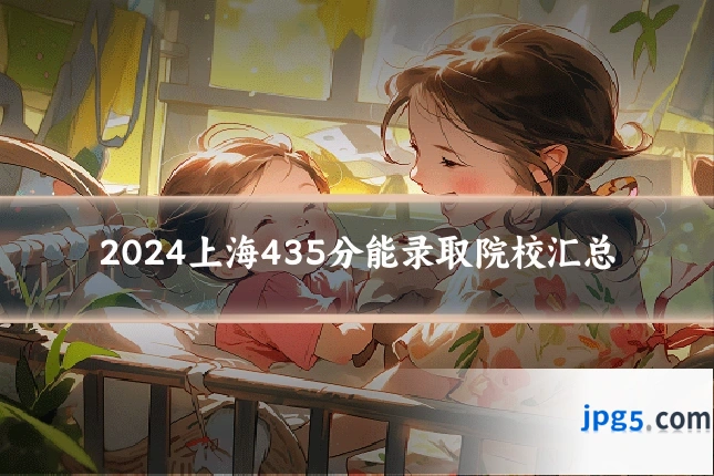2024上海435分能录取院校汇总