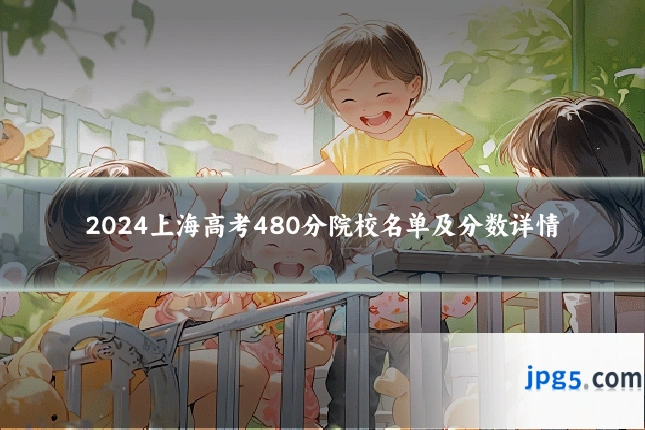 2024上海高考480分院校名单及分数详情