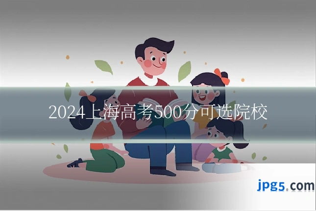 2024上海高考500分可选院校