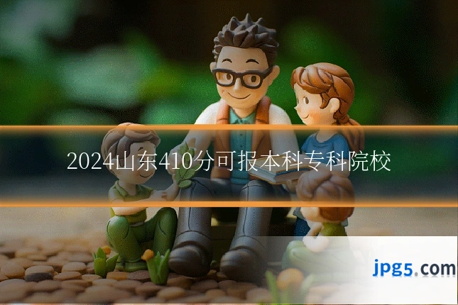 2024山东410分可报本科专科院校