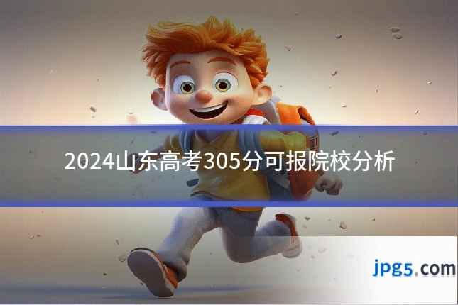 2024山东高考305分可报院校分析