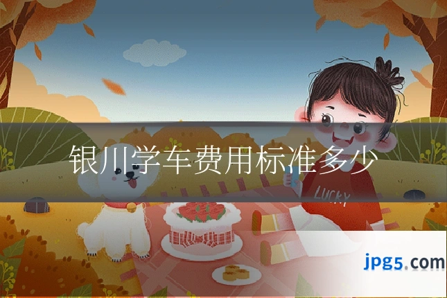 银川学车费用标准多少