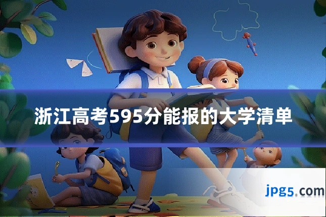 浙江高考595分能报的大学清单