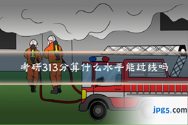 考研313分算什么水平能过线吗