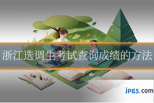 浙江选调生考试查询成绩的方法