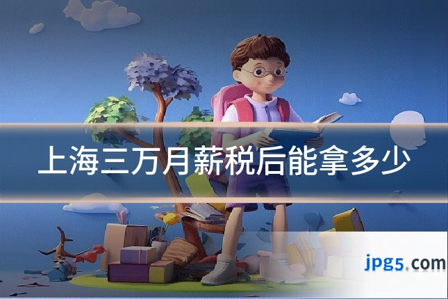 上海三万月薪税后能拿多少