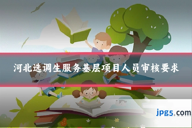 河北选调生服务基层项目人员审核要求