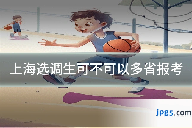 上海选调生可不可以多省报考