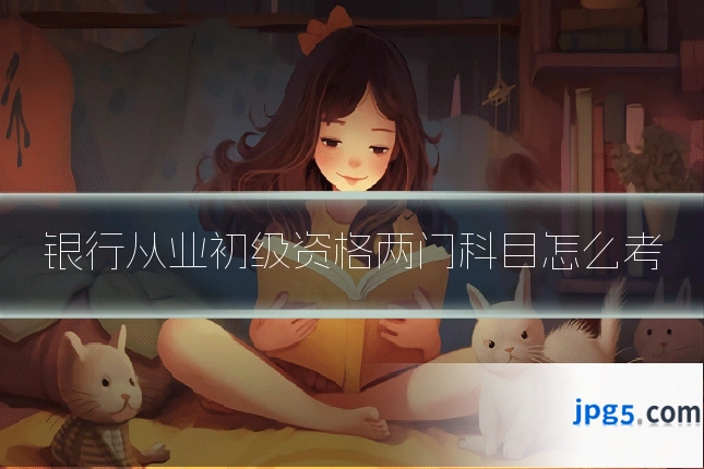银行从业初级资格两门科目怎么考