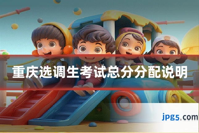 重庆选调生考试总分分配说明