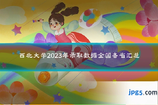 西北大学2023年录取数据全国各省汇总