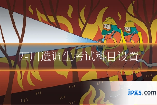 四川选调生考试科目设置