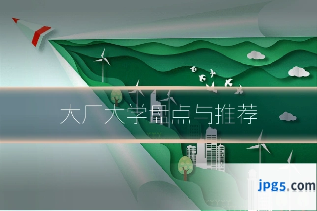 大厂大学盘点与推荐