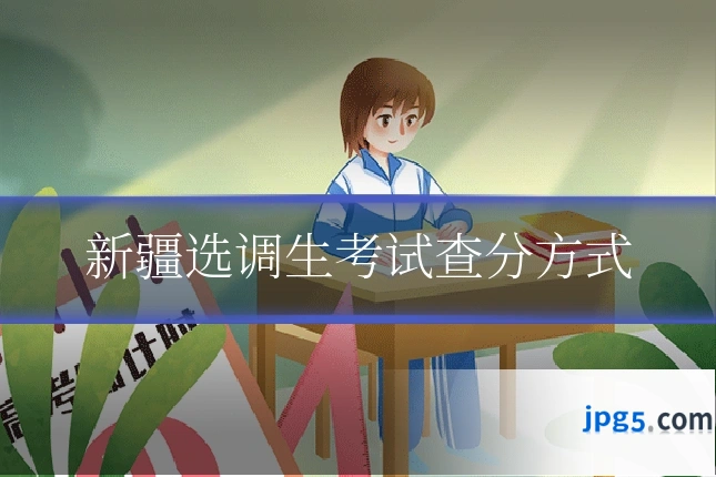 新疆选调生考试查分方式