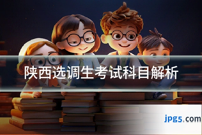 陕西选调生考试科目解析