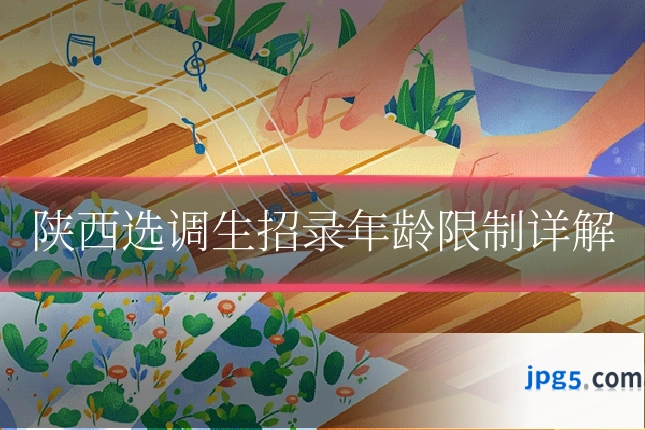 陕西选调生招录年龄限制详解