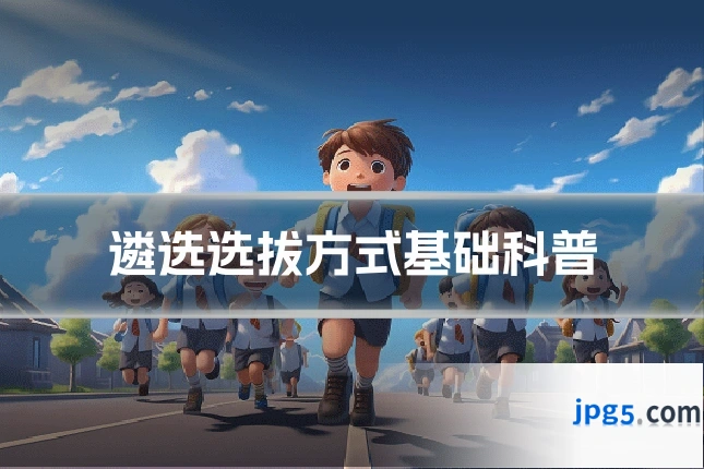 遴选选拔方式基础科普