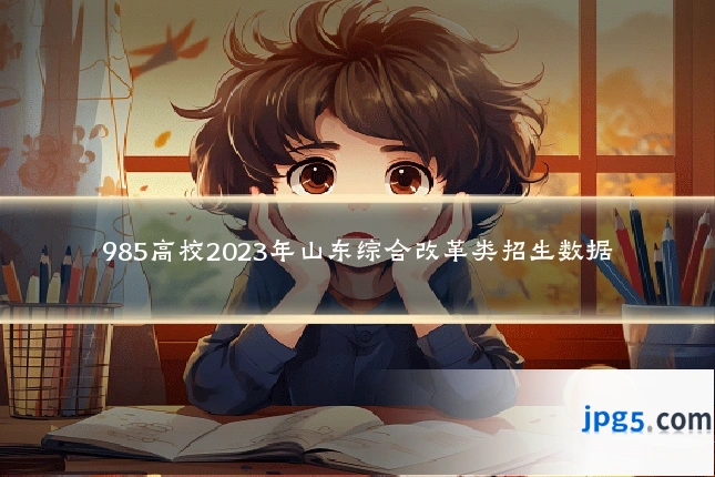 985高校2023年山东综合改革类招生数据