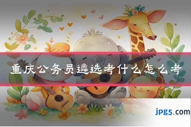 重庆公务员遴选考什么怎么考