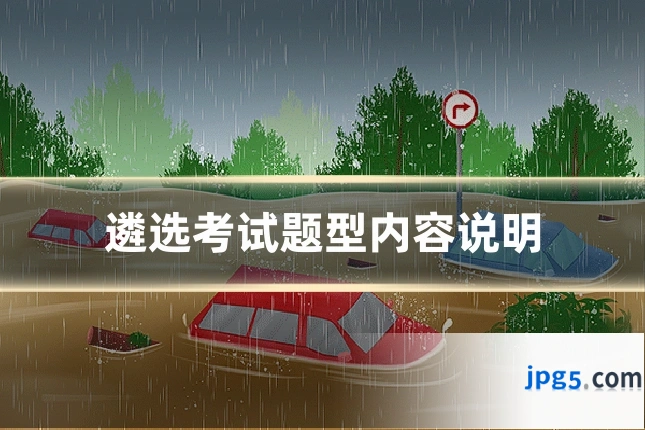 遴选考试题型内容说明