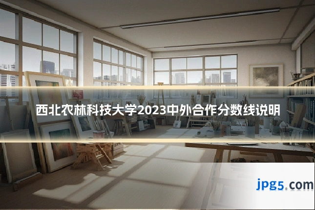 西北农林科技大学2023中外合作分数线说明