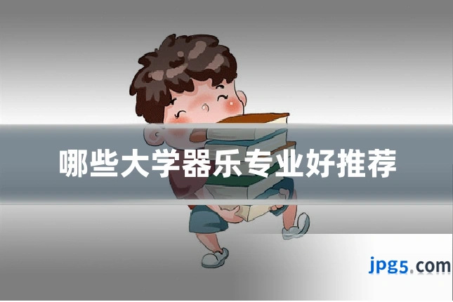 哪些大学器乐专业好推荐