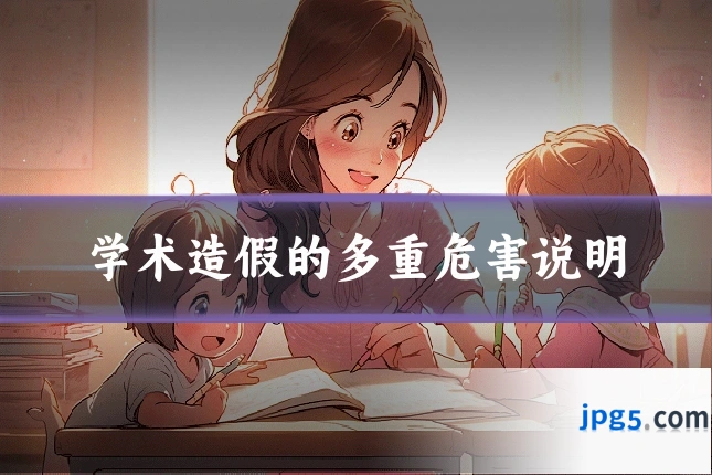 学术造假的多重危害说明