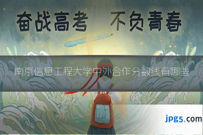 南京信息工程大学中外合作分数线有哪些