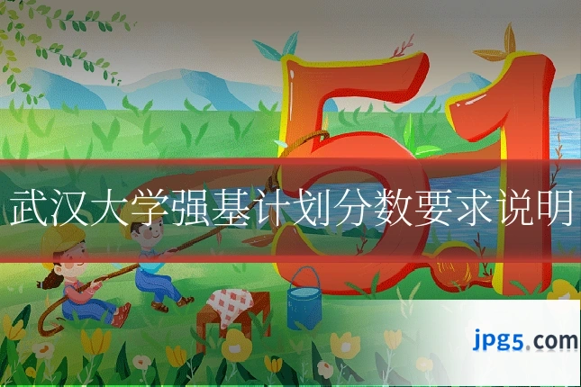 武汉大学强基计划分数要求说明