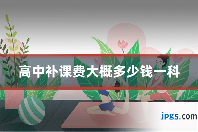 高中补课费大概多少钱一科